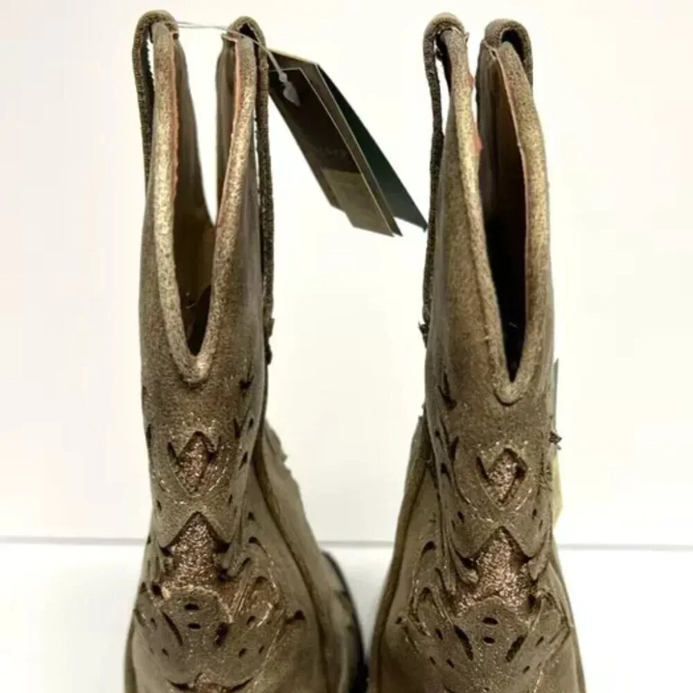 Roper Women's Kennedy Western Boots Tan Size 6.5 M